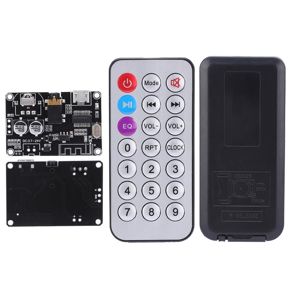 Bluetooth Audio Receiver Board Stereo Power Amplifier Module with Remote Control XYWRBT