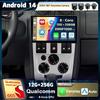 Android 14 Carplay автомобильное радио для Renault Logan 1 L90 2004 - 2009 мультимедийный видеоплеер навигация GPS стерео 2Din DVD WIFI+4G