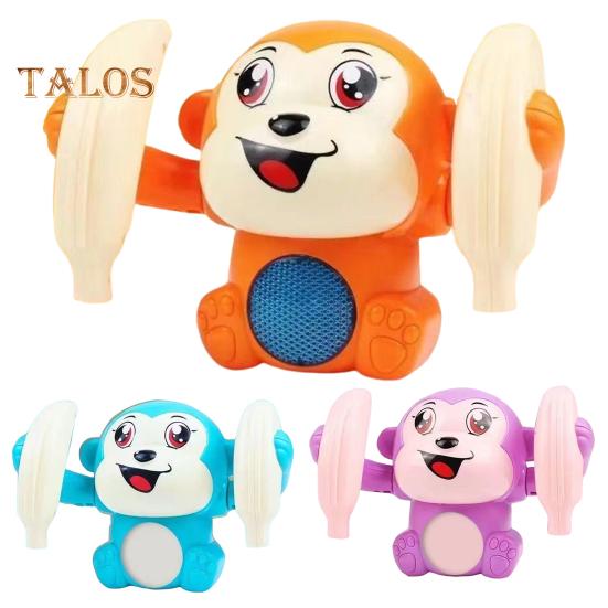 Игрушки для малышей Игрушка для ползания обезьянки Обучающая электрическая игрушка-обезьянка со светящимися звуками Режим голосового управления Интерактивная сенсорная игрушка для