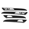 4pcs Set Carbon Fibebr Style Interior Door Panel Trim with Memory Holes Fits for Mercedes Benz GLE