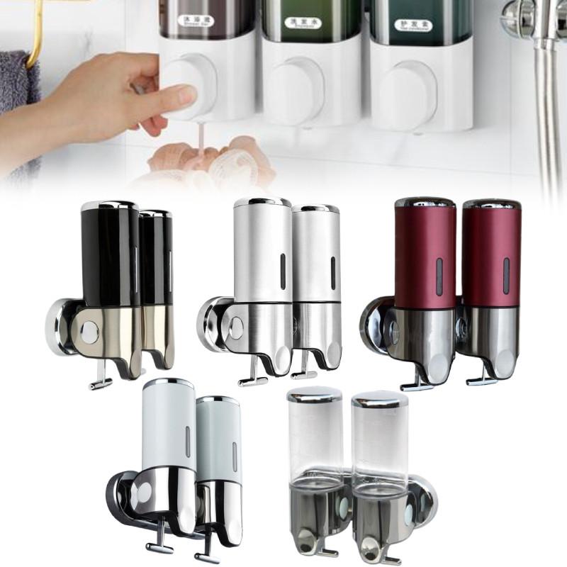 Элегантный диспенсер для мыла из ABS с одной и двумя емкостями, с ручным нажатием, для коммерческих ванных комнат