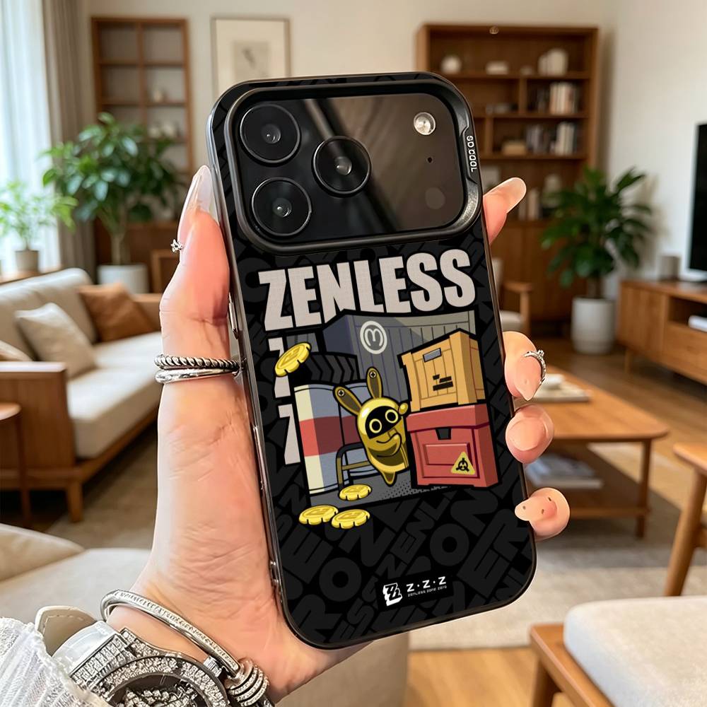 Чехол для телефона Bangboo Zenless Zone Z-zero для iPhone 17,16,15,14,13,12,11 Plus,Pro Max,XS, Цветной Серебристый Черный Чехол