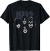 Fab Four Unisex Adult Black Crew Neck Short Sleeve Classic Fit Unisex T-Shirt