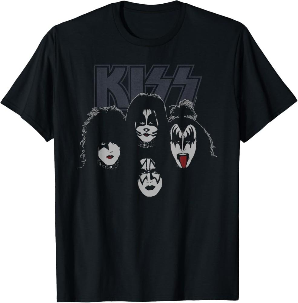 Fab Four Unisex Adult Black Crew Neck Short Sleeve Classic Fit Unisex T-Shirt