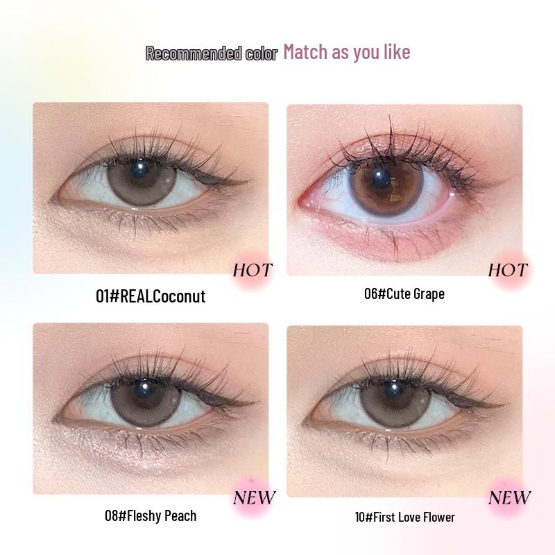 FLORTTE Жемчужный мерцающий гель-карандаш для области под глазами - Стойкий, хайлайтер-карандаш для век