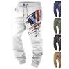 Spring And Autumn Sports Fitness Solid Color Trousers Men's Loose Running Casual Large Size Sweatpants Cotton