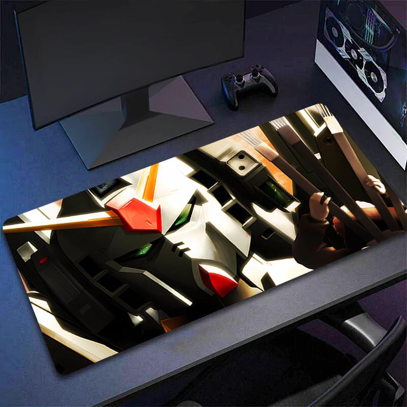 Computer Mouse Pad Gaming Mouse Pad Mechanical Warrior GGundam MMk Ii Pc Accessories Large Mouse Pad Gamer Extended Mousepad