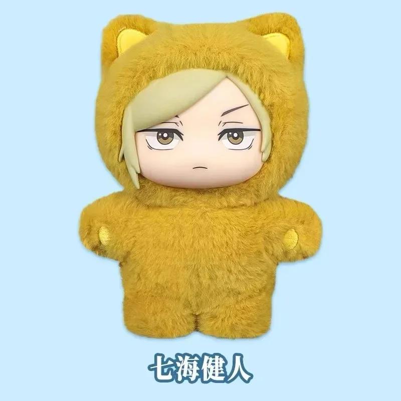 Hot new Jujutsu Kaisen 2 Cat Ear Plushie Series Blind Box Mystery Box Anime Figure Room Decoration Collection Kids Gifts