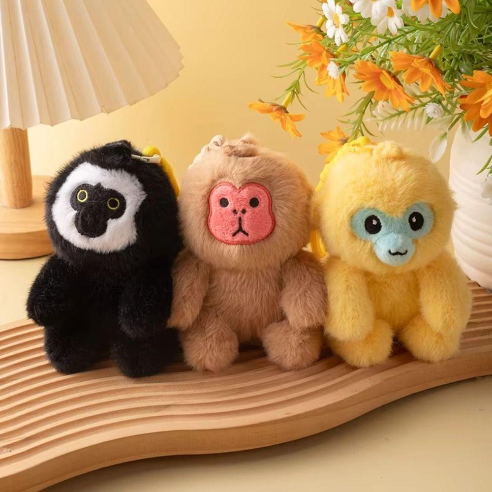 Stuffed Animals Monkey Plush Pendant Plush Doll Monkey Car Pendant  Backpack Decoration