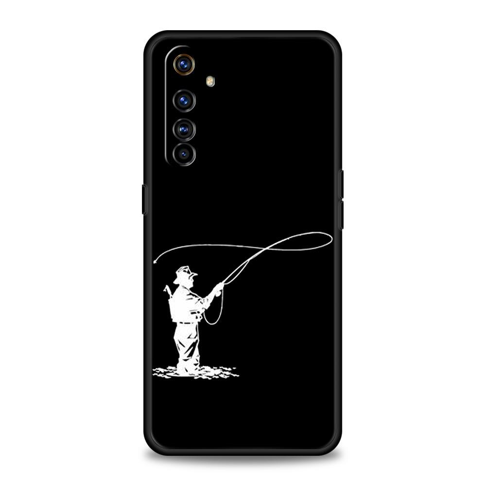 Чехол для телефона "Сердцебиение рыбака" Для Realme 13 12 11 10 4G 9 8 5G 7 GT5 GT3 GT2 Pro Plus C21 C11 C25 C35 GT Neo 2 3 3T 5 Чехол