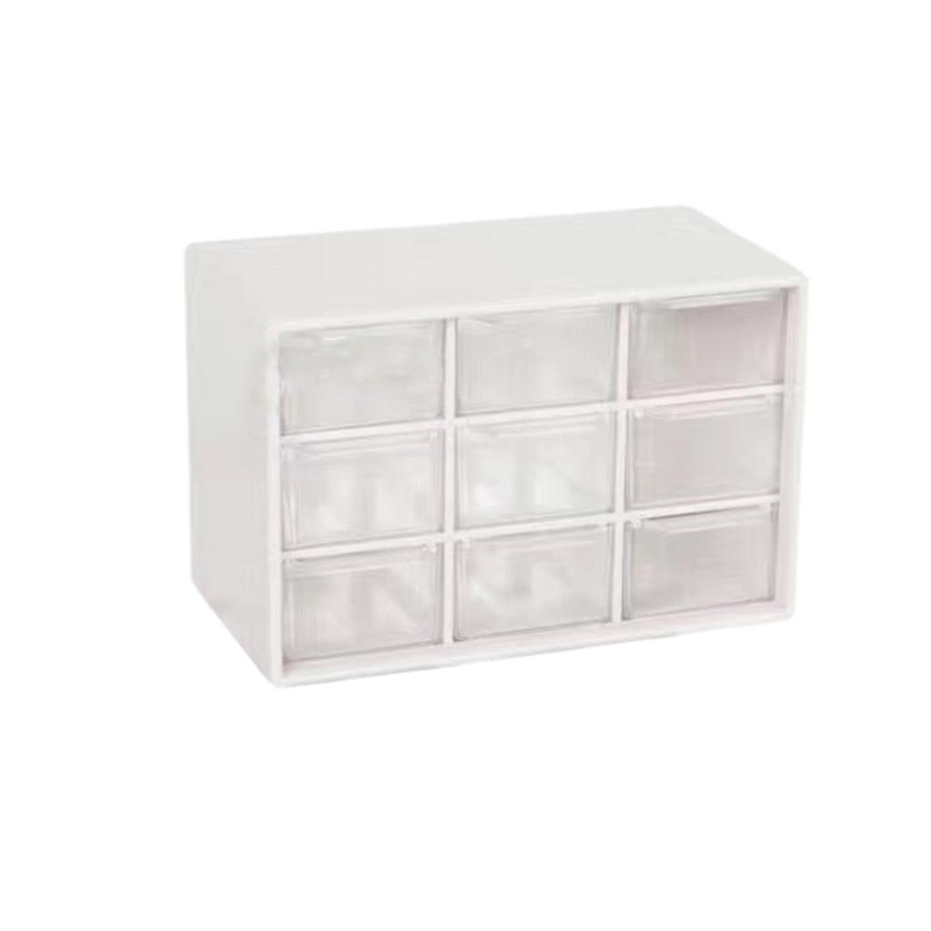 Ящик для хранения из девяти сеток, для хранения стеклянных бусин, специальный ящик для хранения, материал для браслета своими руками, настольный