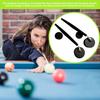 Round Pool Cue Chalk Holder Portable Black Plastic Pocket Snooker Chalk Holder Billiard Accessories Enthusiasts Birthday Gift