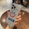 Smiley Face Nice for iPhone11Promax Mobile Phone Case Apple Air Transparent 11/11 Personality 11 Anti-drop 11