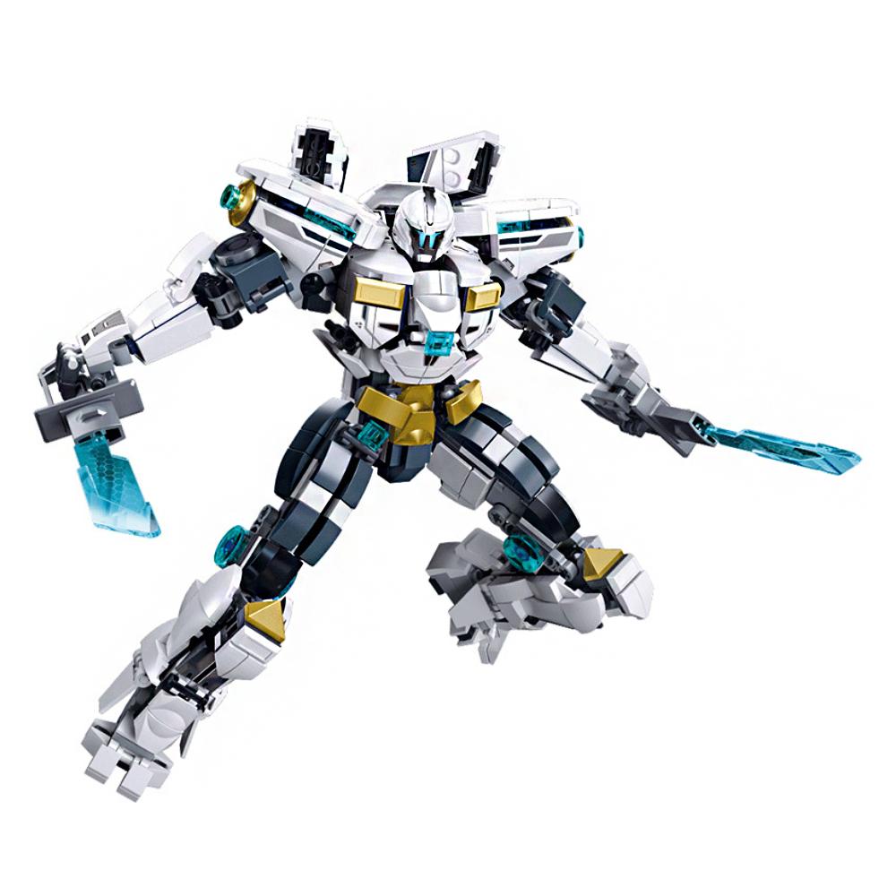 Sluban Pacific Rim Hunter Robot Mecha Warrior Building Blocks Saber Athena Bracer Phoenix Classic Movie Model Boyfriend Gift Set