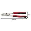 TONE Combination Slim Pliers Grip Red Total Length 216mm (Master Type) CPS-200G