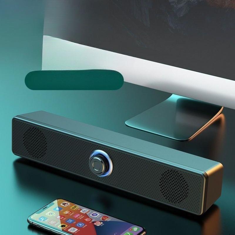 Компьютерный настольный высококачественный Bluetooth проводной двухцелевой микрофон с высоким уровнем громкости динамик два в одном