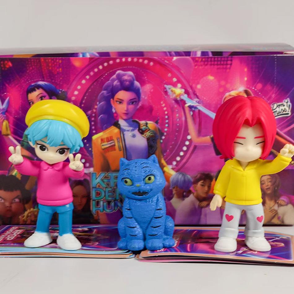 6 стилей K-pop Фигурки Охотника на Демонов непрозрачная коробка Набор Mystery Box Дерпи Тигр Руми Мира Зои Сусси Фигурки Южная Корея Подарки для фанатов