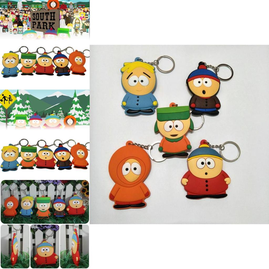 Силиконовый брелок Южный Парк, украшение в виде мультяшного персонажа, подарок
