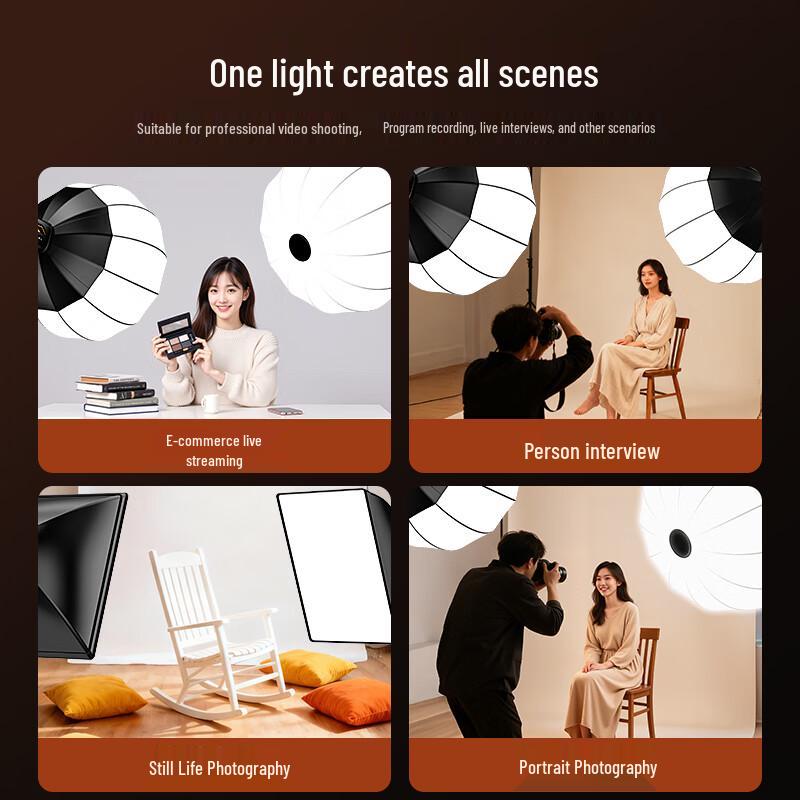 Kerunle 150W COB LED Photography & Live Stream Fill Light
