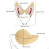 Bunny Ears and Tail Set Headwear Decorative Plush Headband for Party Favors