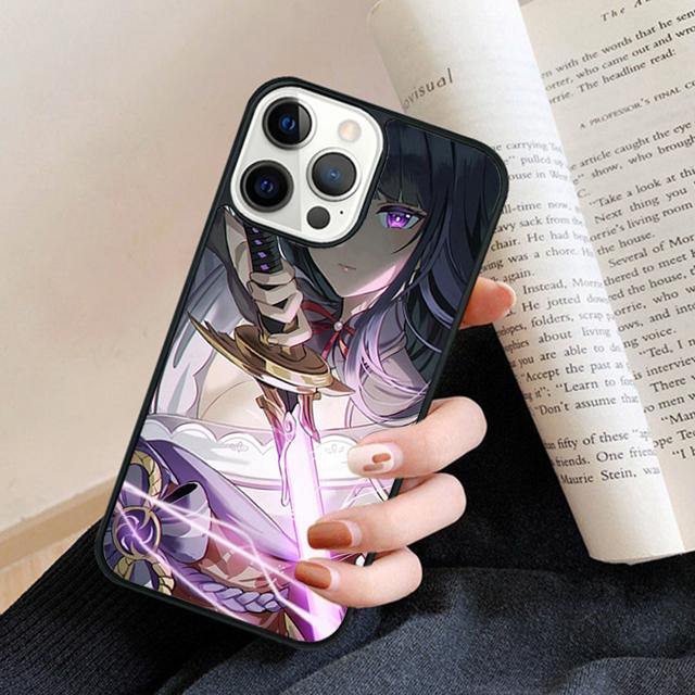 Кейс для телефона Baal Raiden Shogun Genshin Impact для iPhone 17 Air 16 15 14 plus 12 13 pro max coque Fundas