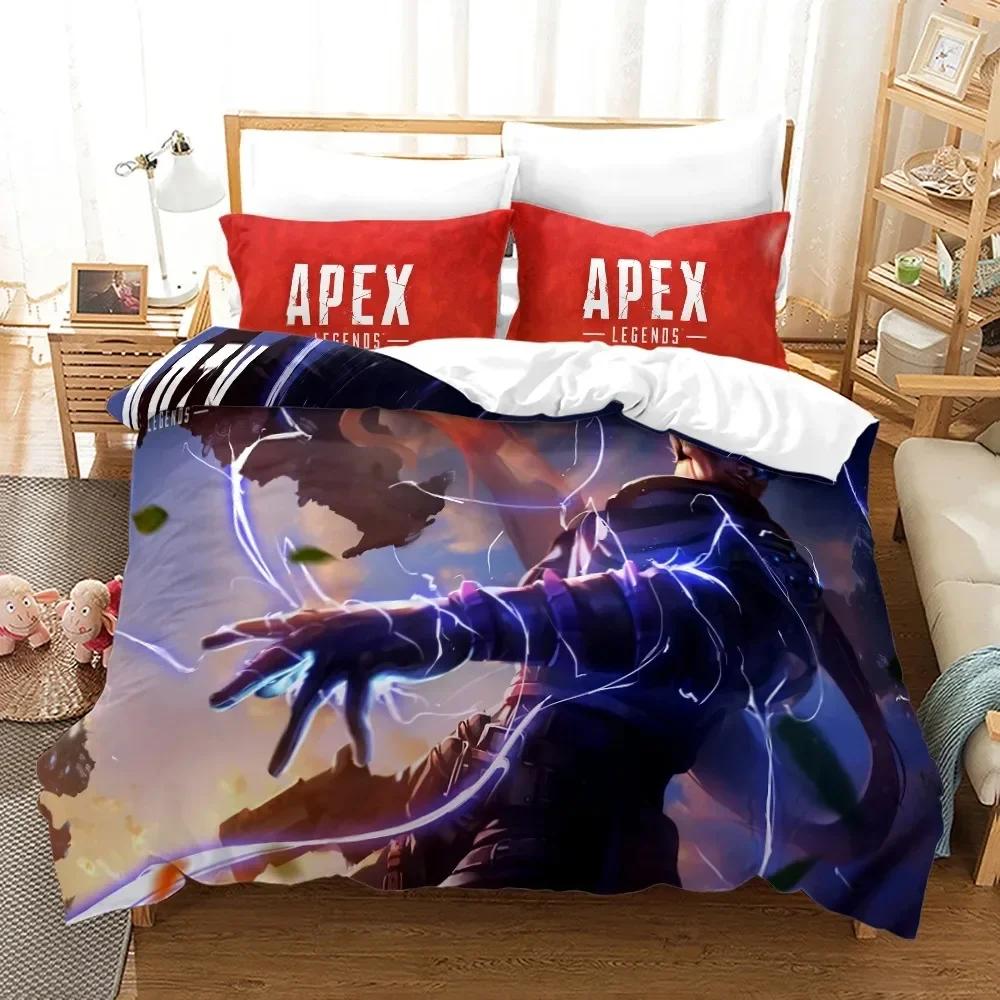 Комплект постельного белья APEX Legends Single Twin Full Queen King Size Shooting Game Комплект постельного белья Aldult Kid Bedroom Duvetcover Sets 3D Print 012