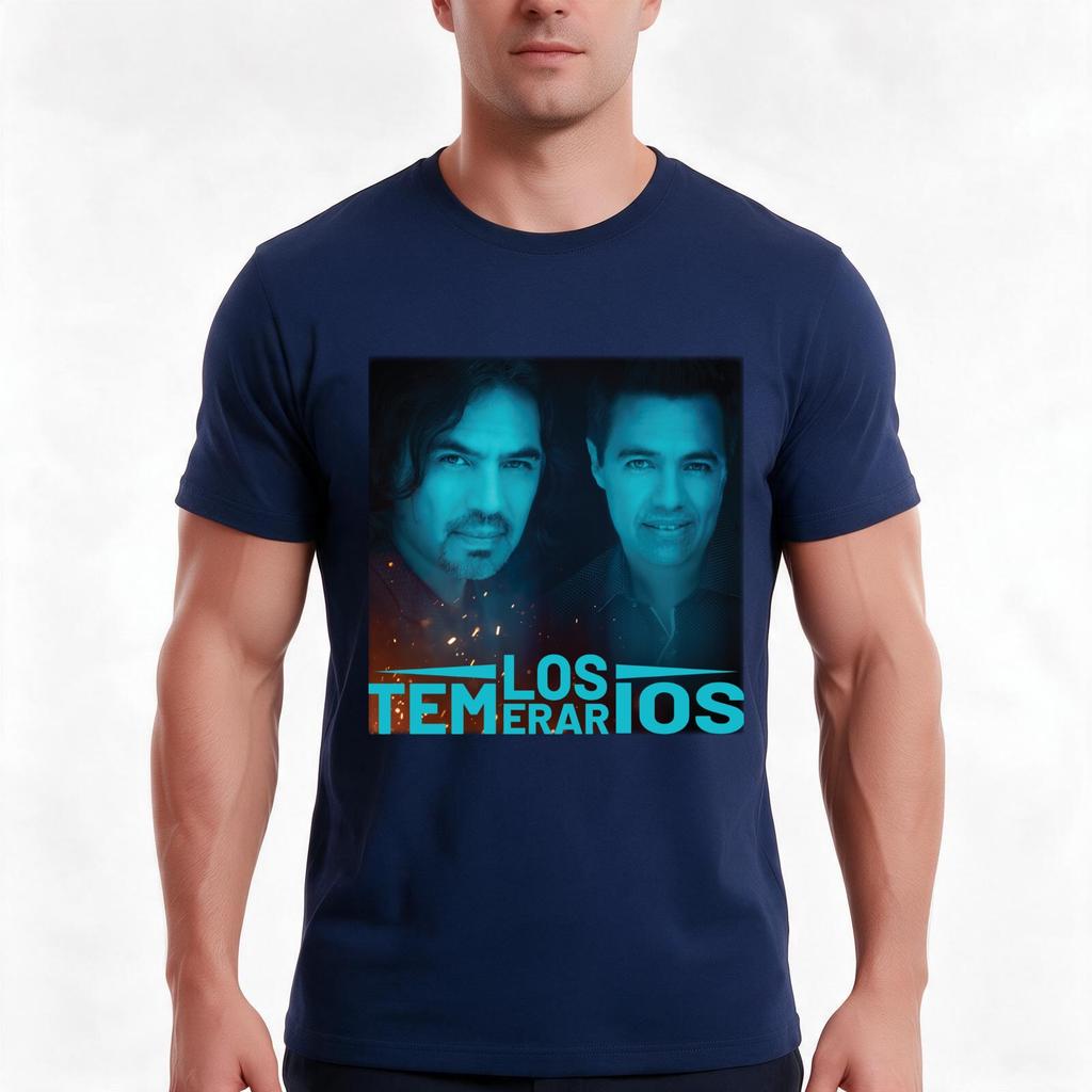 Los Temerarios TShirt Summer Casual Cotton Tee Oversized Streetwear Tops Vintage Graphic Print Loose Fit Short Sleeve