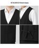 Men's Business Suit Vest for Weddings and Work