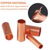 250Pcs Wire Ferrules Kit 7 Sizes Copper Crimp Connectors Non Insulated with Heat Shrink Tube Electrical Terminal
