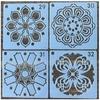 36 шт трафареты мандалы DIY украшения дома рисунок лазерная резка шаблон 1 упаковка настенный трафарет живопись для деревянной плитки ткань YSL