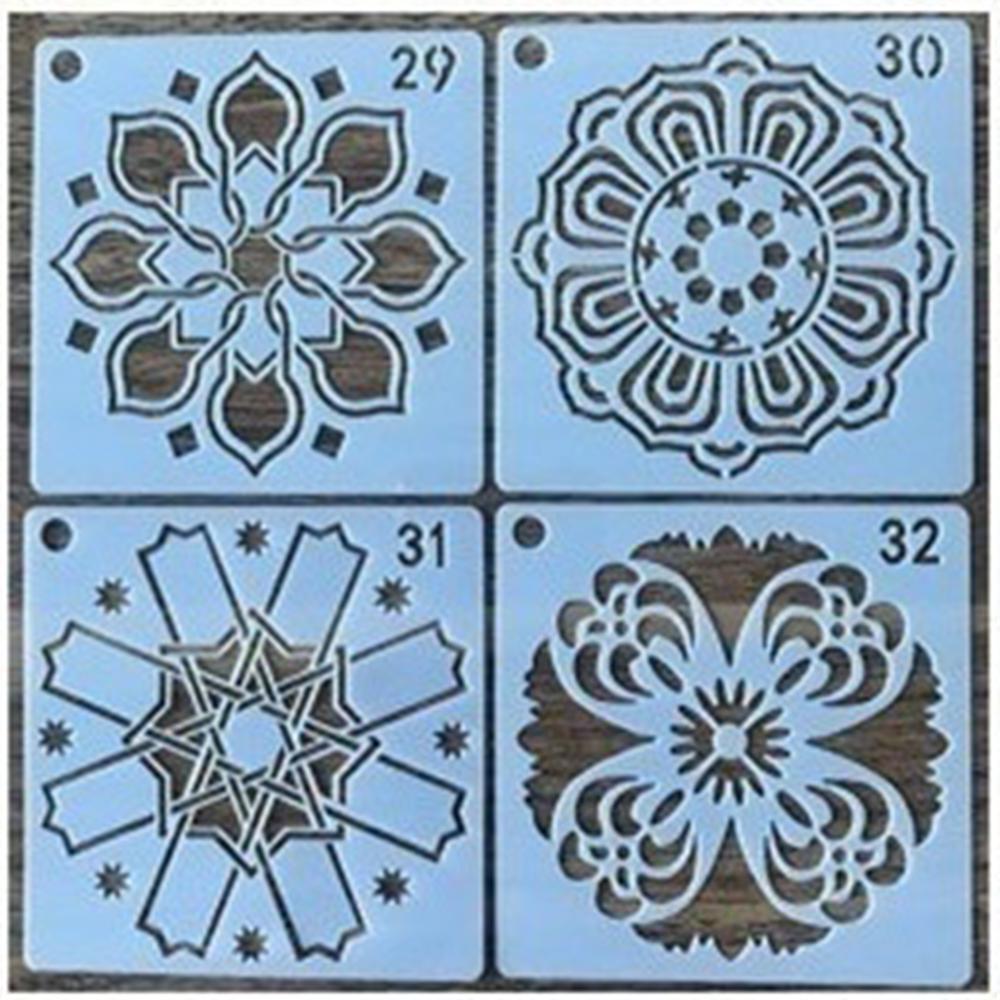 36 шт трафареты мандалы DIY украшения дома рисунок лазерная резка шаблон 1 упаковка настенный трафарет живопись для деревянной плитки ткань YSL