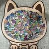 Animal Shape Dog Shaped Puzzle Thinking Training Children's Puzzle Puppies Wooden Puzzle  Kids Toy