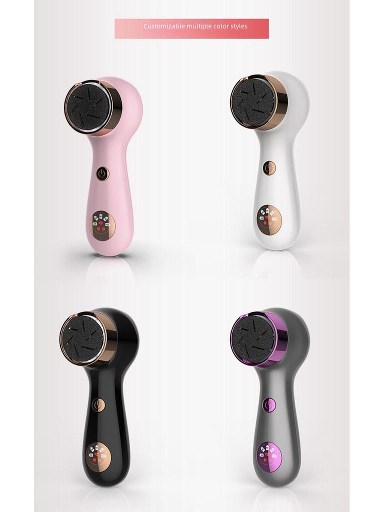 Электрическая шлифовальная машинка для ног с подсветкой для удаления омертвевшей кожи и мозолей; Инструмент для педикюра с камнем.