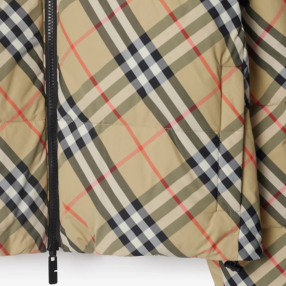 Burberry Двусторонняя клетчатая пуховая куртка 80961291