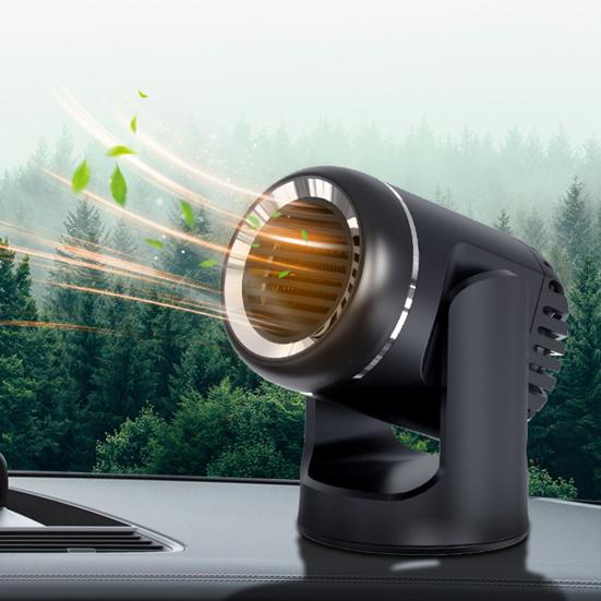 Car Heater Window Defroster Fast Heating Plug-and-Play 360-Degree Rotating Wide Compatibility Portable Car