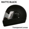 Unisex Retro Full Face Motorcycle Helmet 3C DOT Certified Four Seasons Cruise Multiple Design Options for Men And Women
