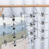 Вешалки для юбок 4-уровневые вешалки для брюк Компактные вешалки Органайзер для шкафа Для юбок Брюк Джинсов Шарфов Органайзер и хранение для одежды