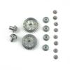16Pcs/Set Zinc Alloy Differential Driving Gear Remote Control Modification Parts Repairing Replacement for 144001 144002