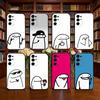 Cute Flork Of Cows Phone Case For Samsung S25,S24,S21,S22,S23,S30,Ultra,S20,Plus,Fe,Lite,Note,10,Black Cover