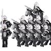 The Soldier With War Horse Gondor Army Figures Lotr Armor Guard Warrior Archer Medieval Knights Building Blocks Bricks Toys Gift