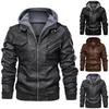 Autumn And Winter Leather Jacket Men's Loose Men's Jacket