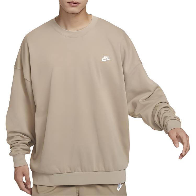 Nike Club OVERSIZE Sweatshirt Men's Khaki HJ1820-247