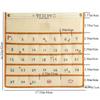Numbered Wall Mounted With Pockets Hanging Storage Bag Calendar Bag Chart Holder Wall Decor