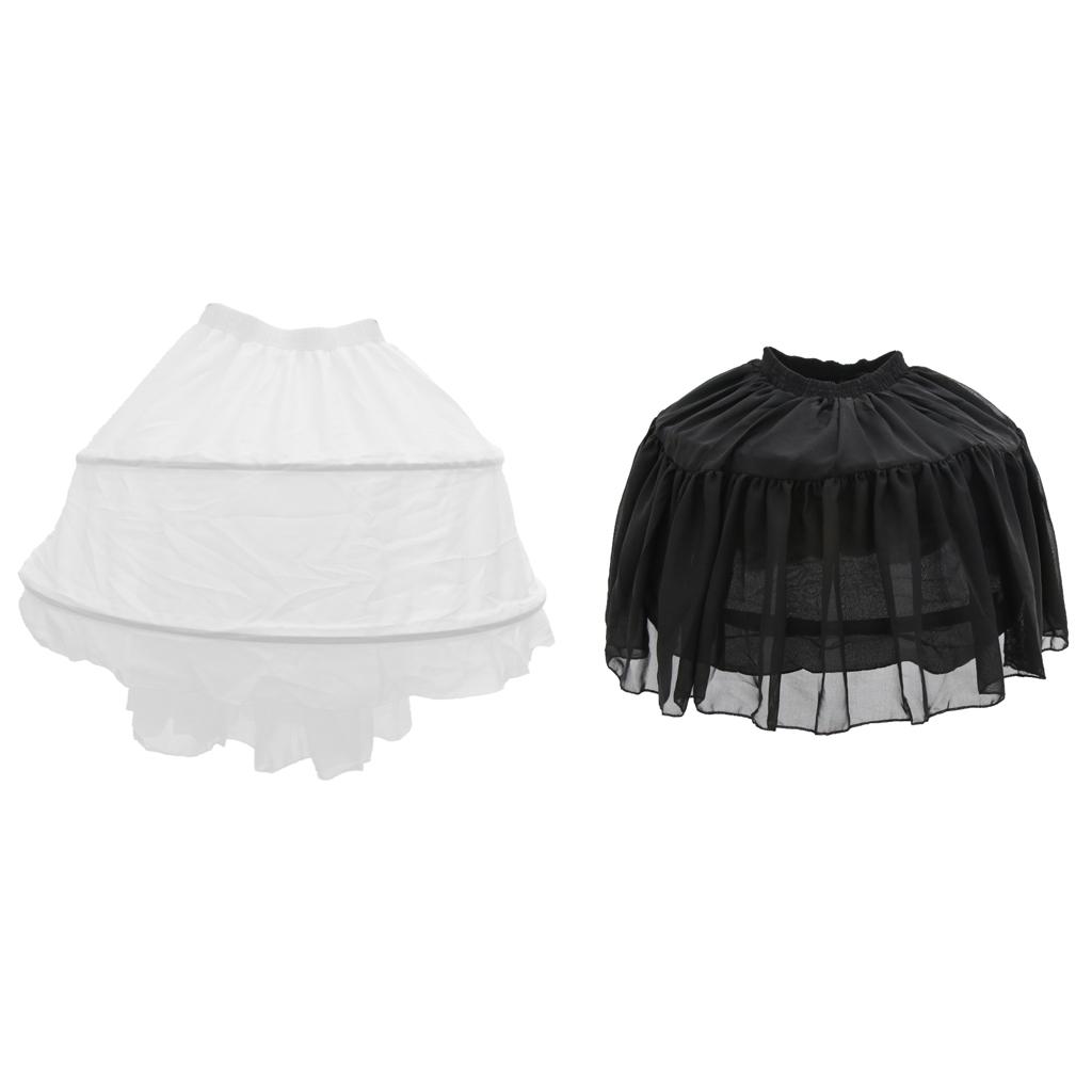 Adjustable Tutu Skirt Pannier Crinoline Layered Puff Petticoat Underdress Clothing Accessories for Formal Dress Cosplay