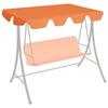 VidaXL Replacement Swing Canopy Orange 150-130x70-105cm 270 G-m²
