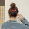 Осенне-зимняя челка Morandi Color PU Leather Bangs Clip