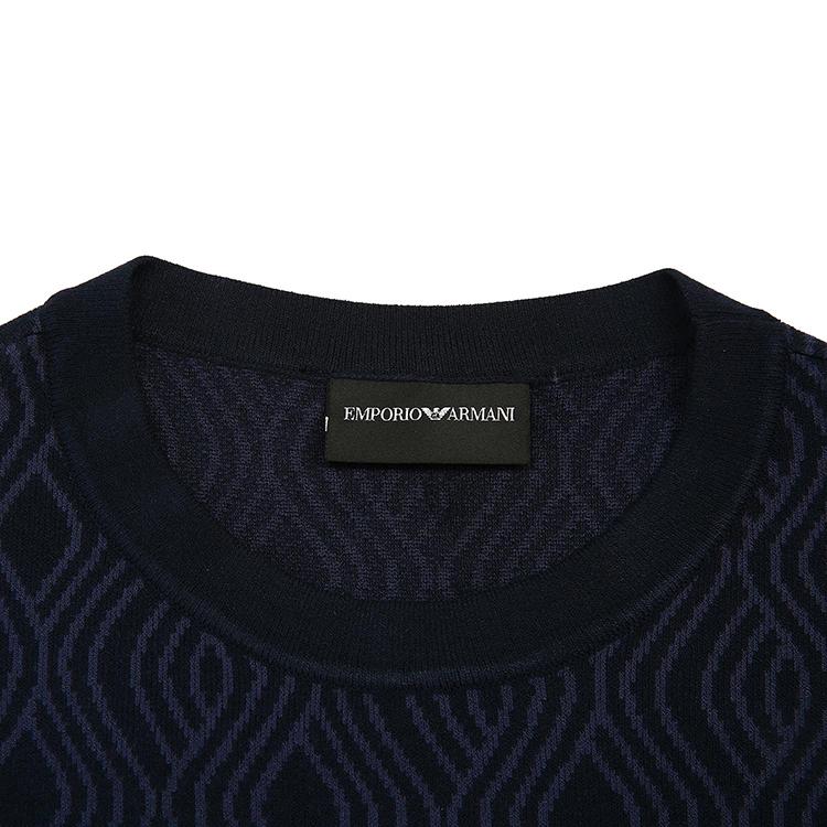 EMPORIO ARMANI Knitwear Men's Blue 3H1MTD-1MD3Z-F950