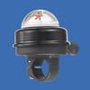 Aluminum Alloy Compass Bike Bell Handlebar Mounted Clear Crisp Loud Sound Universal MTB