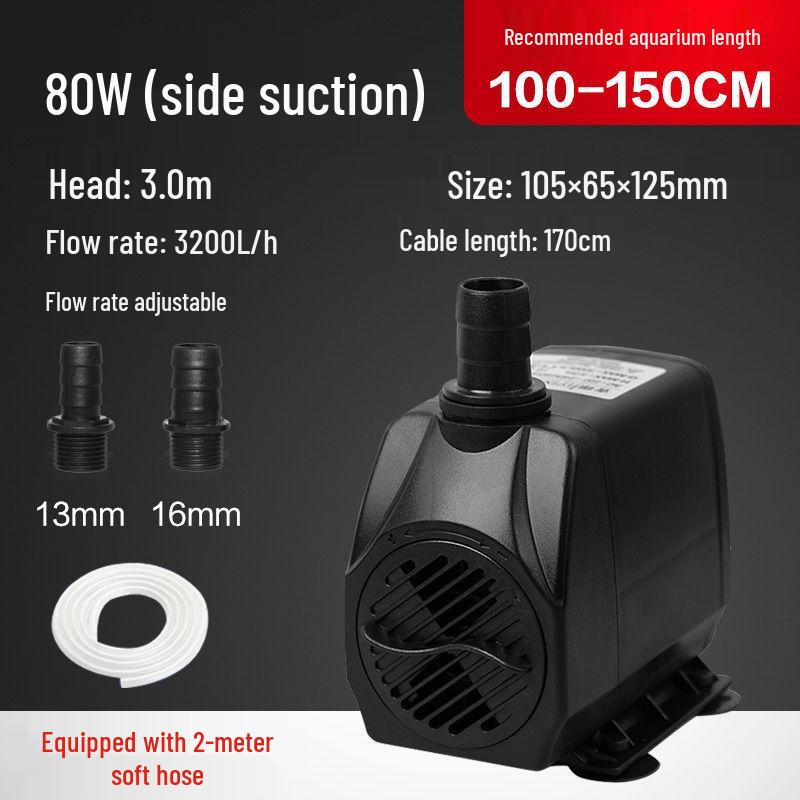 Мини-тихий погружной насос для аквариума с золотыми рыбками, для каменистого водопада, фонтана и циркуляционного фильтра.