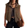 Женский модный повседневный джинсовый жилет без рукавов с воротником на молнии